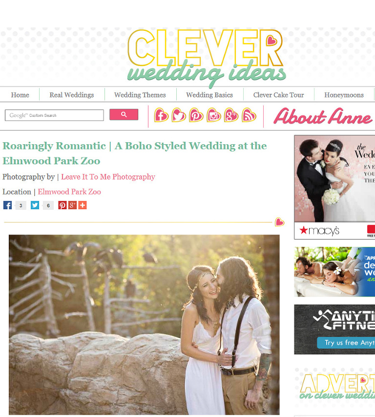 Wedding Photographer_Clever Wedding Ideas_Elmwood Zoo Wedding