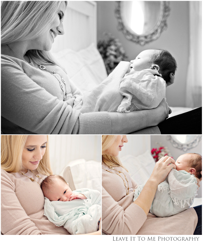Berks County Family Photographer_Main Line Newborn Photographer_Schnoodle_Newborn Portraits_Mother and Baby