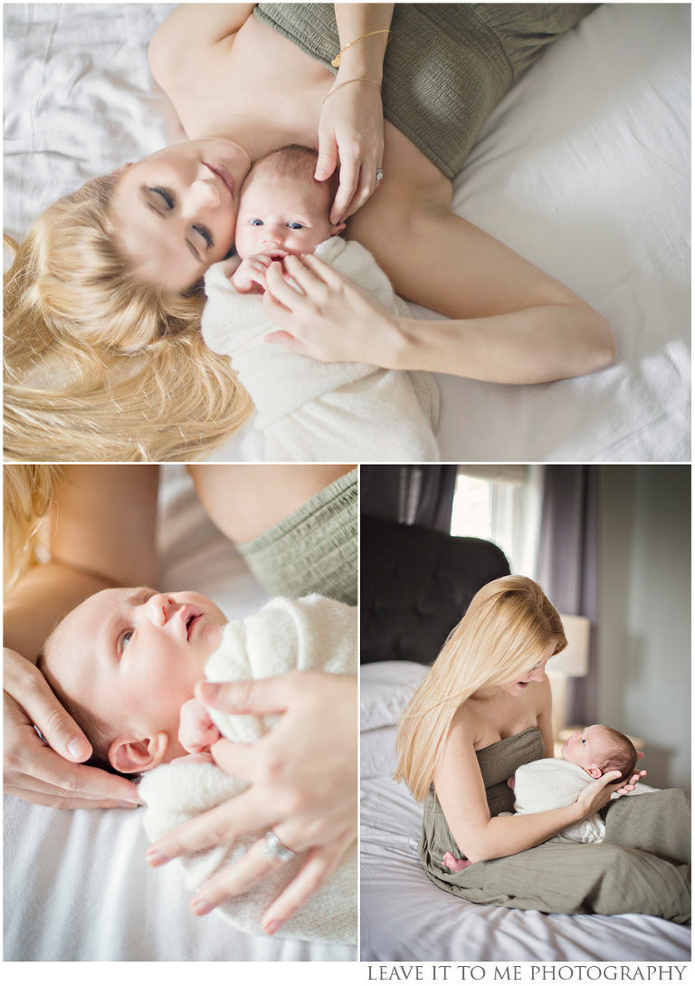 Mother and Son_Newborn Portraits_Berks County Photographer