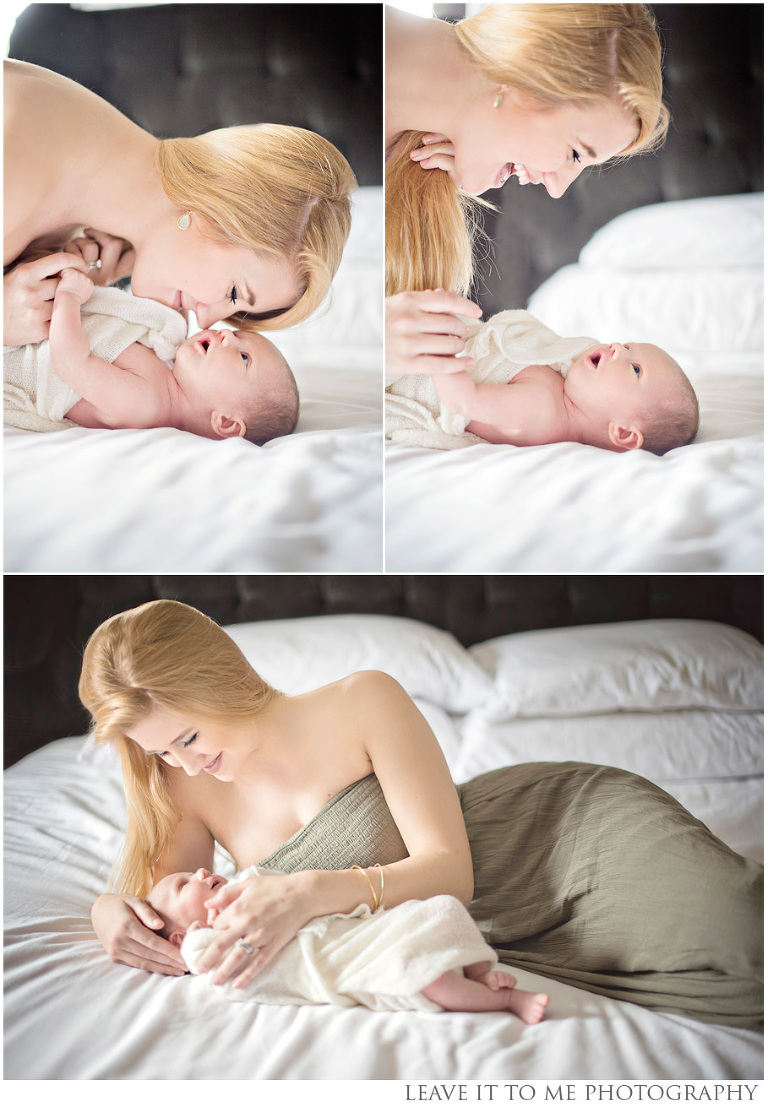 Newborn Smiles_Mother and baby